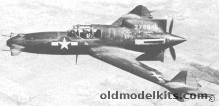 RCM 1/32 XP-55 Ascender plastic model kit